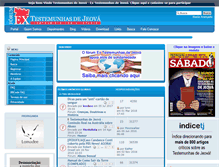 Tablet Screenshot of extestemunhasdejeova.net